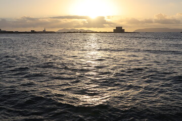 Tramonto sul Villino Nasi