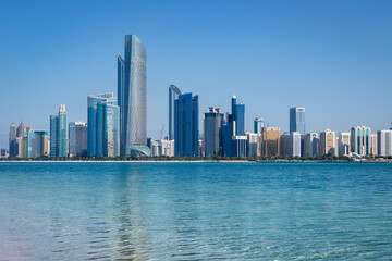 Fototapeta na wymiar Abu Dhabi Waterfront