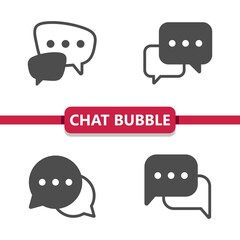 Chat Bubbles - Speech Bubbles - Chat Icons