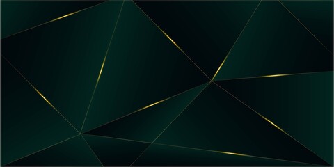 Emerald Luxury Gold Background. Royal Premium Business Frame 3D