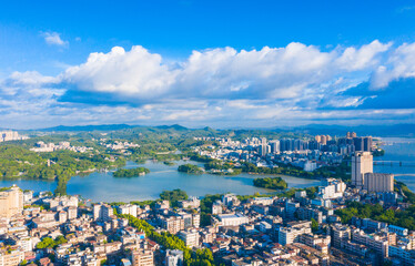 Fototapeta premium West Lake scenic spot, Huizhou City, Guangdong Province, China