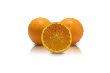 Orange isolated on white background