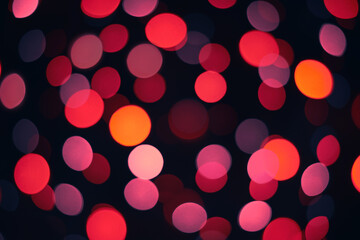 Multicolored night bokeh as background.