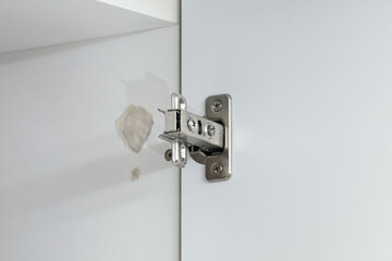 broken concealed hinge on cabinet door, furniture fitting hardware for cupboard or wardrobe to be fixed