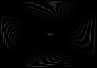 Obraz premium Striped texture, Abstract warped Diagonal Striped Background, wave lines texture. Brand new style for your business design, vector template for your ideas