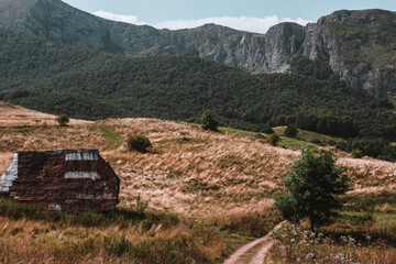 house in the mountains