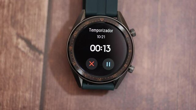 Temporizador en un relog inteligente.