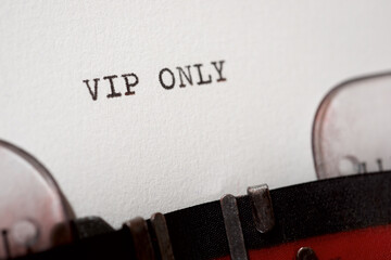 Vip only text
