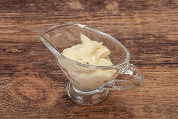 Caesar cream sauce with parmesan and herbs