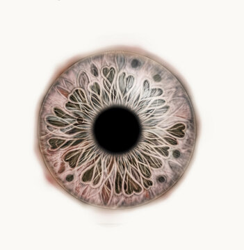 serce źrenica oko walentynki miłość początek czerwień serca 