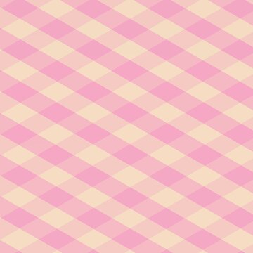 pink and white plaid