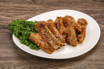 Stewed pork ribs with spices