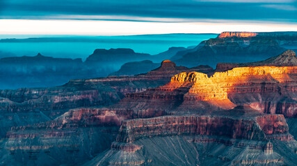 Smokey Grand Canyon