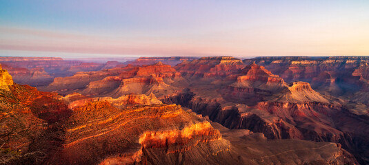 Fototapeta na wymiar Smokey Grand Canyon