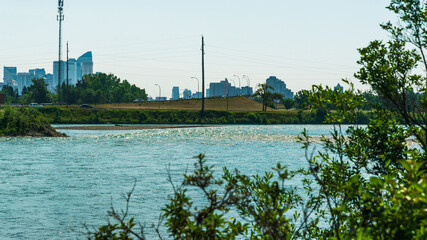 view of Prince's Island Park, Calgary, alberta, canada
