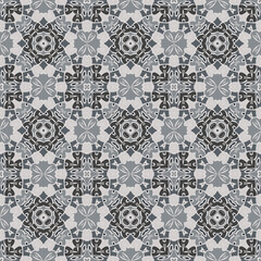 Creative color abstract geometric seamless pattern in white gray , can be used for printing onto fabric, interior, design, textile, carpet, pillow. Home decor, interior design.