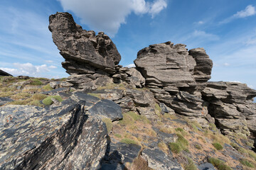 rocks on top of a Sierra Nevada mountain