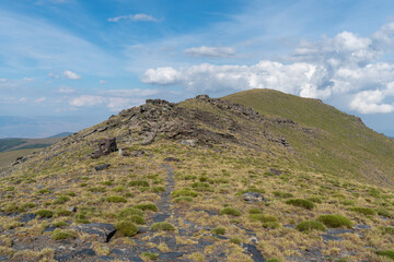 mountainous landscape in Sierra Nevada