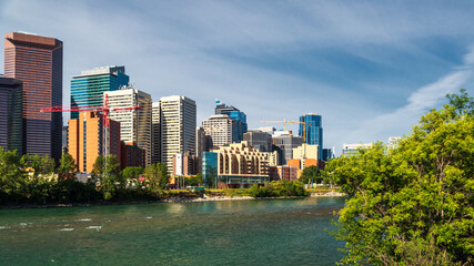Obraz premium calgary skyline, alberta canada