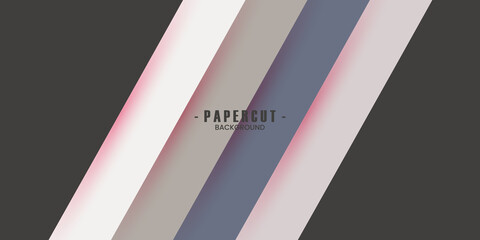 business papercut abstract background . vector illustration for web. 