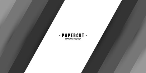 business papercut abstract background . vector illustration for web. 