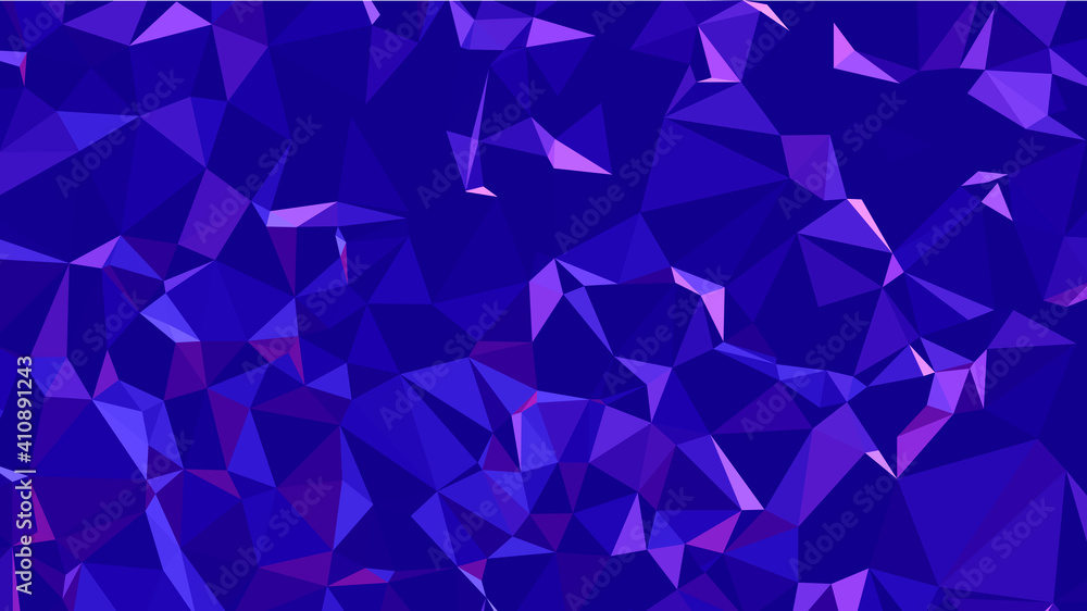 Poster abstract purple triangle background. colorful gradient mosaic backdrop. geometric background for des
