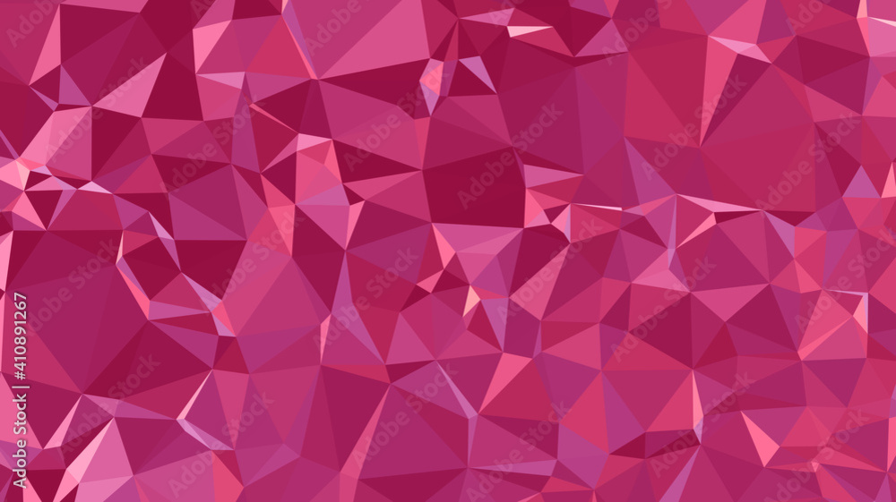 Poster abstract pink triangle background. colorful gradient mosaic backdrop. geometric background for desig