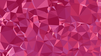 Abstract Pink Triangle Background. Colorful gradient mosaic backdrop. Geometric background for design. Hipster triangular background. Seamless Polygonal Brilliant Pattern. EPS10 Vector