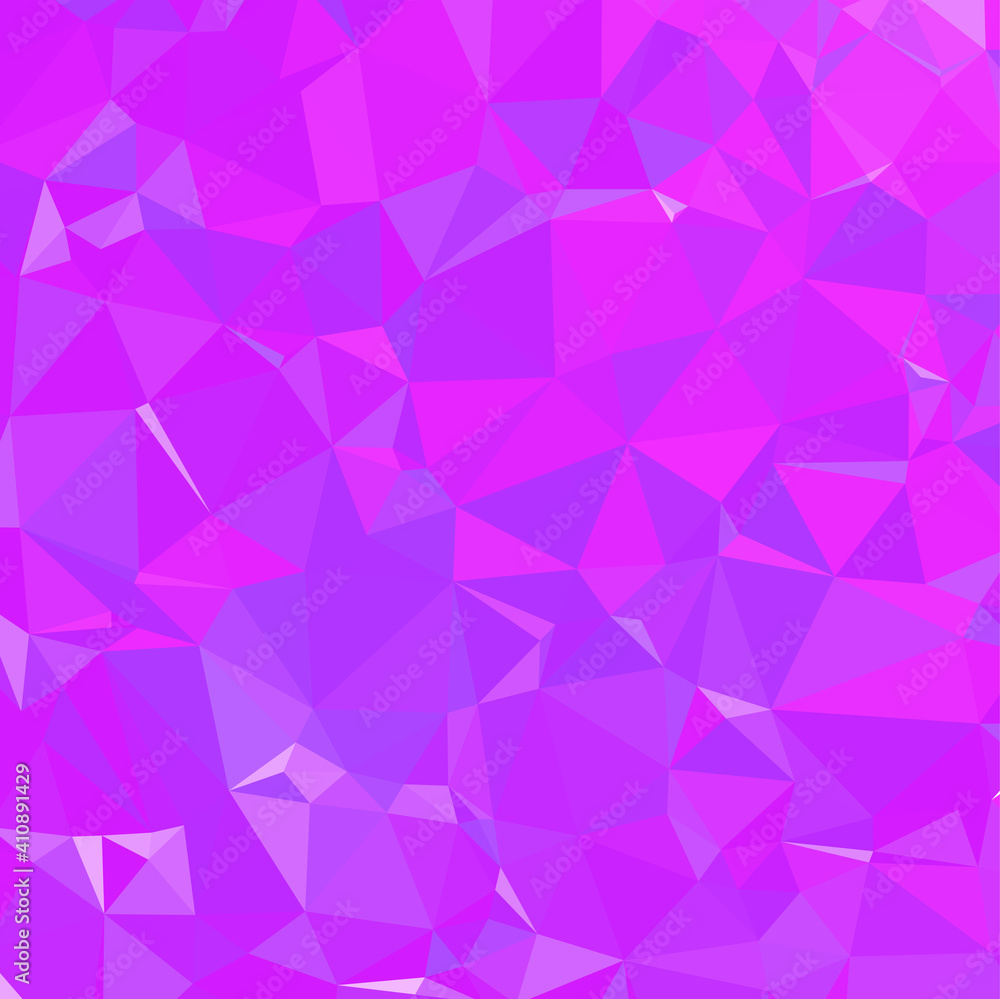 Poster abstract purple triangle background. colorful gradient mosaic backdrop. geometric background for des
