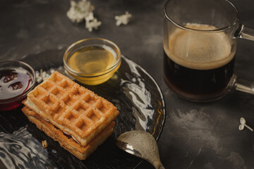 still life with coffee and cake