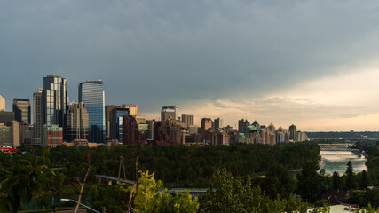 calgary skyline, Alberta, Canada