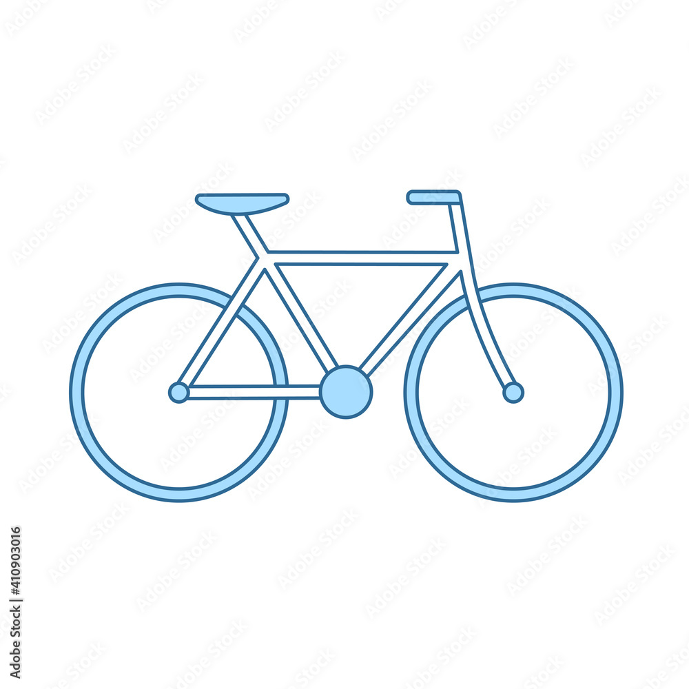 Canvas Prints bike icon