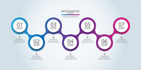 Presentation business abstract background infographic template