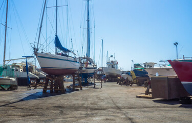 Fototapeta premium Im Hafen von Puerto Calero auf der Insel Gran Canaria