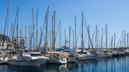 Fototapeta premium Im Hafen von Puerto Calero auf der Insel Gran Canaria