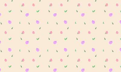 Spring floral pattern