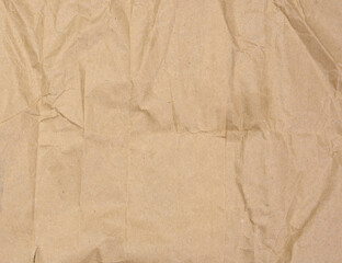 crumpled brown paper texture