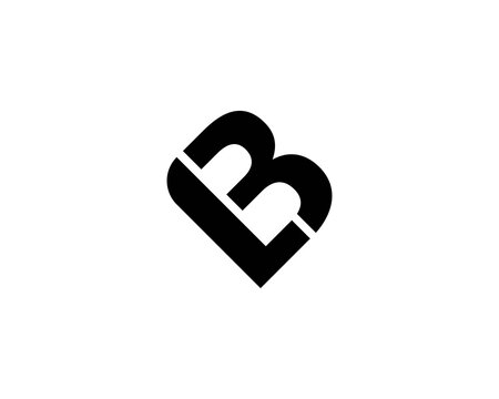 lb bl letter logo design vector template