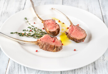Rack of lamb with thyme