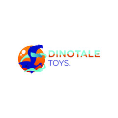 Dinosaurs and Childern Toy logo design for business and company