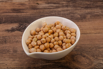 Vegan cuisine - Dry chickpea heap