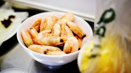 fried shrimp on a plate
