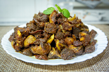 Fried Mutton Pieces, Rosted Mutton,Dry Fry Meat