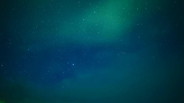 Timelapse Northern Lights above the Finnmarksvidda, Norway