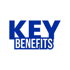 Key Benefits Speech Icon Design Vector
