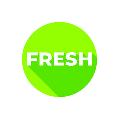 Fresh word icon text design vector