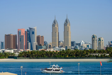 DUBAI, UAE - FABRYARY 20 - Dubai Media City (DMC) part of Dubai Holding is a tax free zone within Dubai, has been built by the Dubai government to boost UAE's media foothold.
