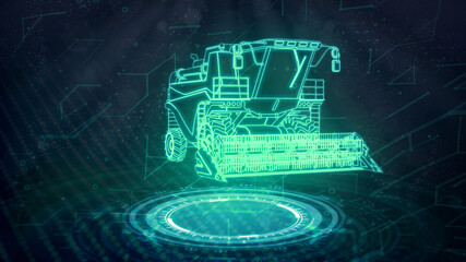 cg industrial 3D illustration, helix 3d renders in center