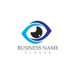 Eye Care vector logo design