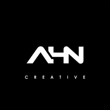 AHN Letter Initial Logo Design Template Vector Illustration